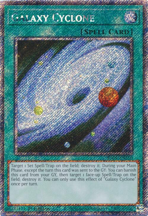 Galaxy Cyclone [RA04-EN250] Platinum Secret Rare | Gear Gaming Fayetteville