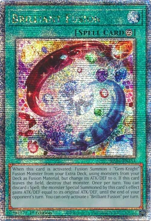Brilliant Fusion [RA04-EN254] Quarter Century Secret Rare | Gear Gaming Fayetteville