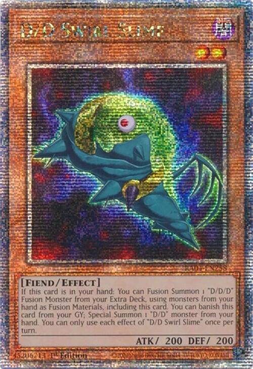 D/D Swirl Slime [RA04-EN258] Quarter Century Secret Rare | Gear Gaming Fayetteville
