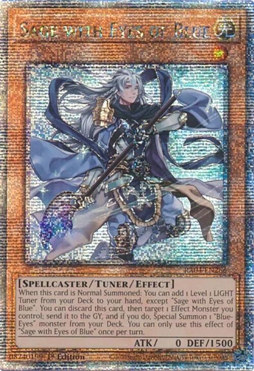 Sage with Eyes of Blue [RA04-EN266] Quarter Century Secret Rare | Gear Gaming Fayetteville