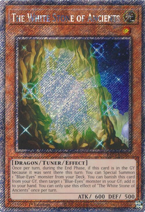 The White Stone of Ancients [RA04-EN267] Platinum Secret Rare | Gear Gaming Fayetteville