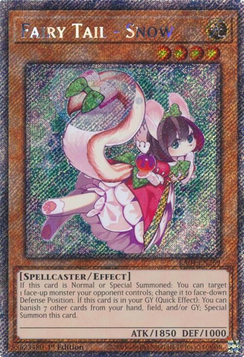 Fairy Tail - Snow [RA04-EN269] Platinum Secret Rare | Gear Gaming Fayetteville