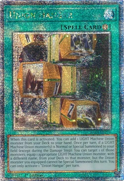 Union Hangar [RA04-EN270] Quarter Century Secret Rare | Gear Gaming Fayetteville