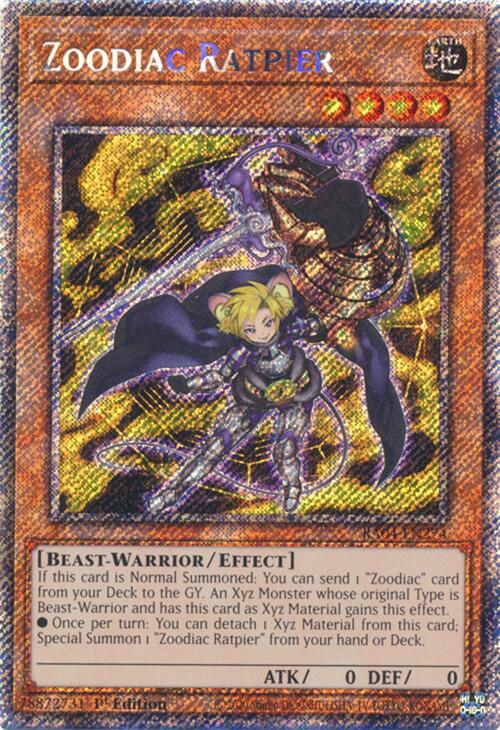 Zoodiac Ratpier [RA04-EN274] Platinum Secret Rare | Gear Gaming Fayetteville