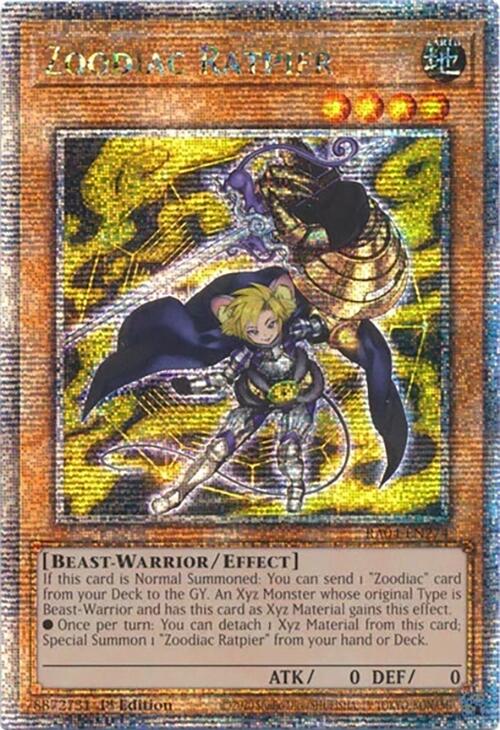 Zoodiac Ratpier [RA04-EN274] Quarter Century Secret Rare | Gear Gaming Fayetteville