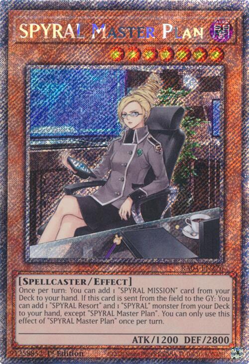 SPYRAL Master Plan [RA04-EN276] Platinum Secret Rare | Gear Gaming Fayetteville