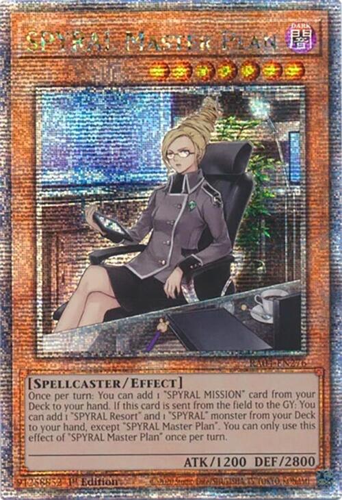 SPYRAL Master Plan [RA04-EN276] Quarter Century Secret Rare | Gear Gaming Fayetteville