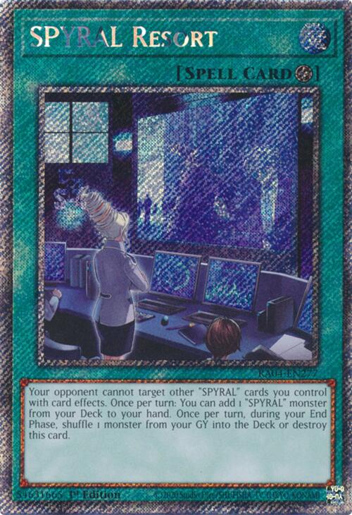 SPYRAL Resort [RA04-EN277] Platinum Secret Rare | Gear Gaming Fayetteville