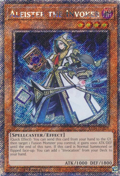 Aleister the Invoker [RA04-EN278] Platinum Secret Rare | Gear Gaming Fayetteville