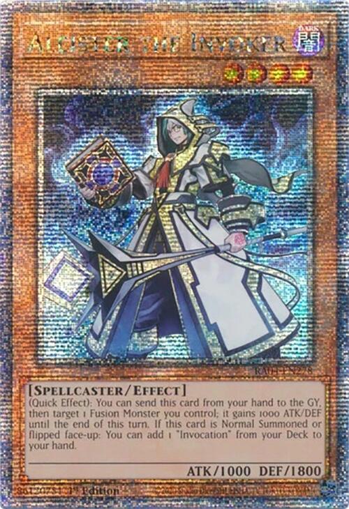 Aleister the Invoker [RA04-EN278] Quarter Century Secret Rare | Gear Gaming Fayetteville