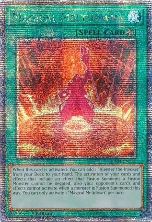 Magical Meltdown [RA04-EN280] Quarter Century Secret Rare | Gear Gaming Fayetteville