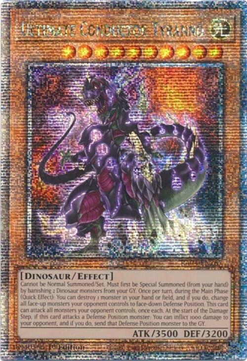 Ultimate Conductor Tyranno [RA04-EN287] Quarter Century Secret Rare | Gear Gaming Fayetteville