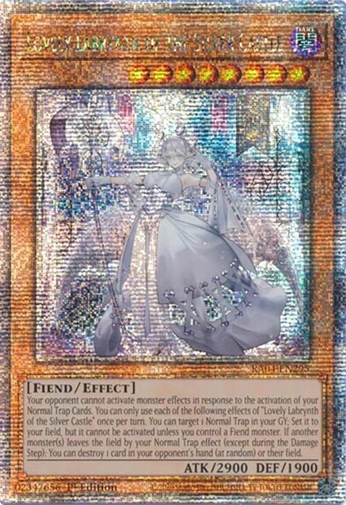 Lovely Labrynth of the Silver Castle [RA04-EN295] Quarter Century Secret Rare | Gear Gaming Fayetteville