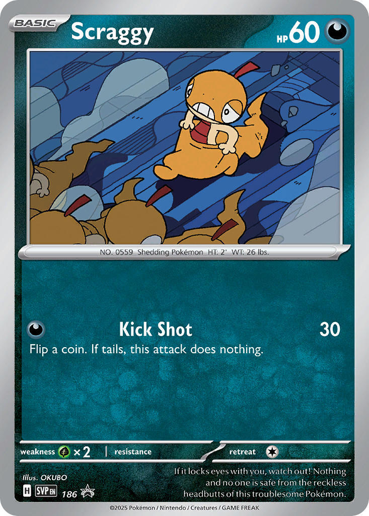 Scraggy (186) [Scarlet & Violet: Black Star Promos] | Gear Gaming Fayetteville