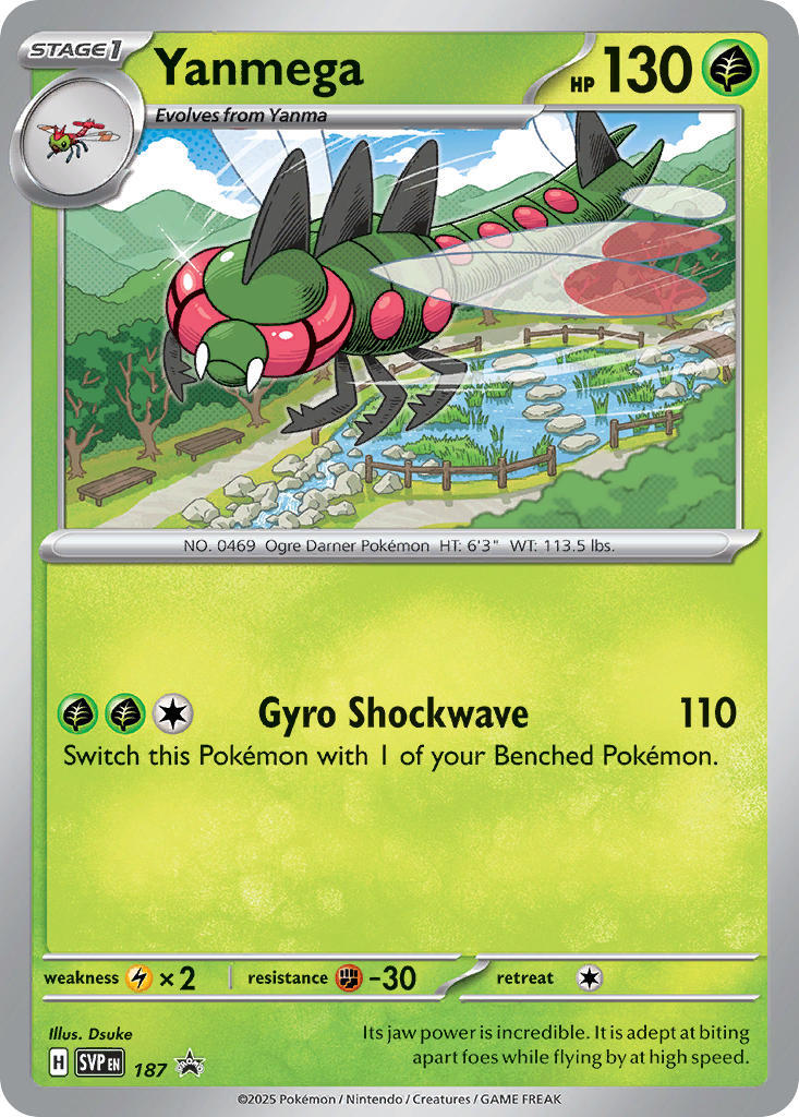 Yanmega (187) [Scarlet & Violet: Black Star Promos] | Gear Gaming Fayetteville