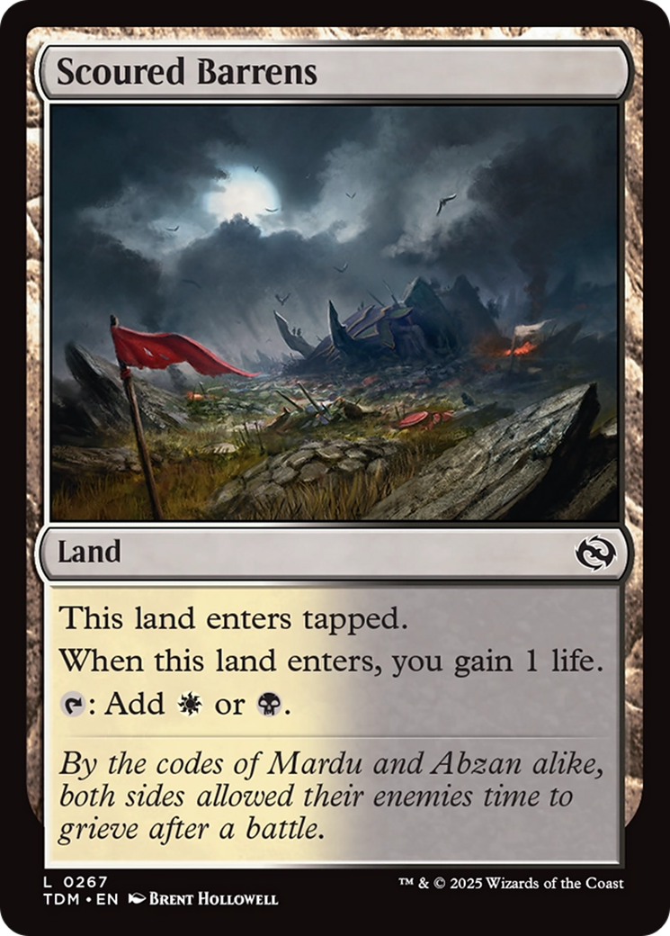Scoured Barrens [Tarkir: Dragonstorm] | Gear Gaming Fayetteville