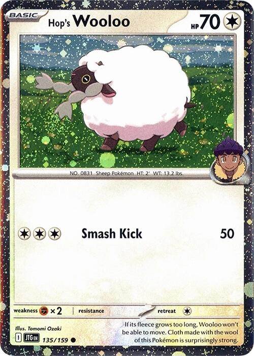 Hop's Wooloo (135/159) (Cosmos Holo) [Scarlet & Violet: Journey Together] | Gear Gaming Fayetteville