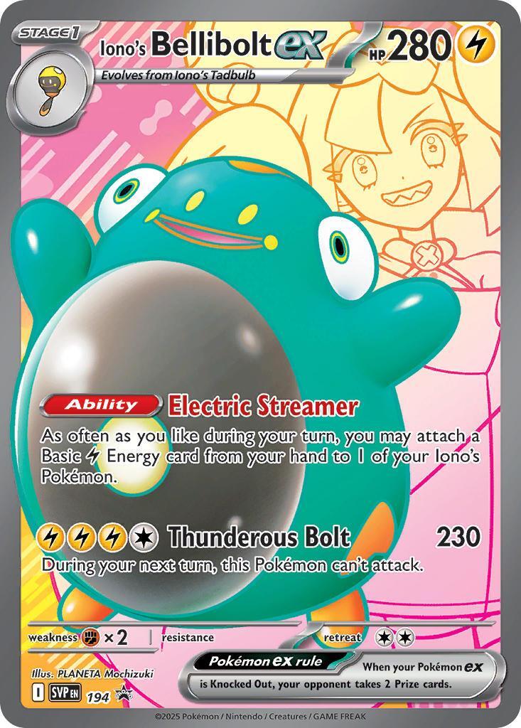 Iono's Bellibolt ex (194) [Scarlet & Violet: Black Star Promos] | Gear Gaming Fayetteville