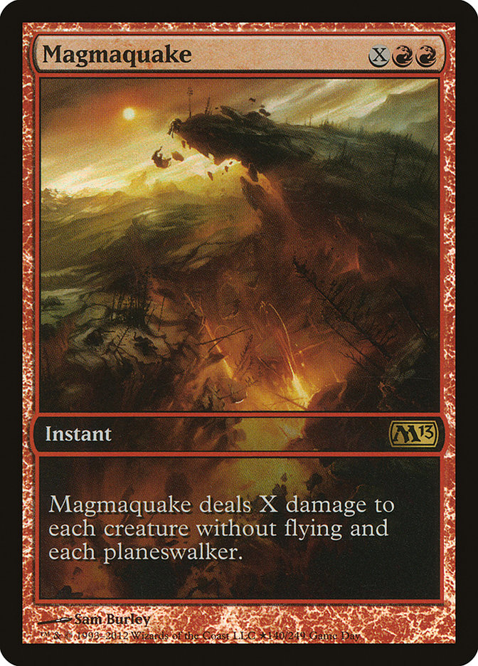 Magmaquake (Game Day) [Magic 2013 Promos] | Gear Gaming Fayetteville