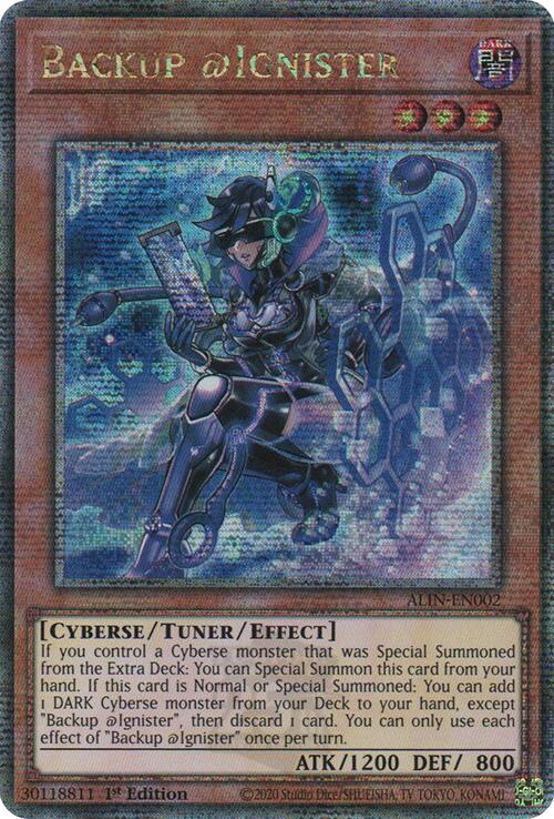 Backup @Ignister [ALIN-EN002] Quarter Century Secret Rare | Gear Gaming Fayetteville
