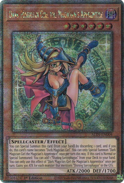 Dark Magician Girl the Magician's Apprentice [ALIN-EN004] Quarter Century Secret Rare | Gear Gaming Fayetteville