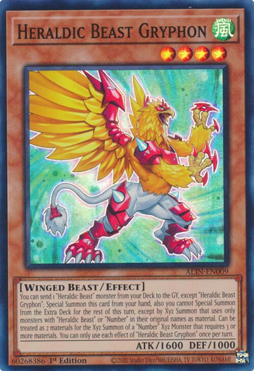 Heraldic Beast Gryphon [ALIN-EN009] Super Rare | Gear Gaming Fayetteville