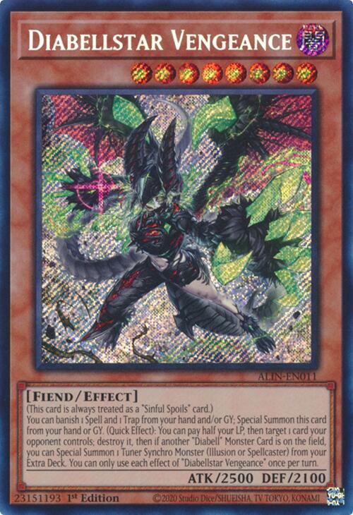 Diabellstar Vengeance [ALIN-EN011] Secret Rare | Gear Gaming Fayetteville