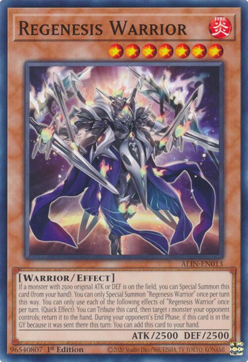 Regenesis Warrior [ALIN-EN013] Common | Gear Gaming Fayetteville