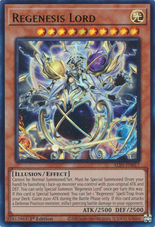 Regenesis Lord [ALIN-EN017] Ultra Rare | Gear Gaming Fayetteville