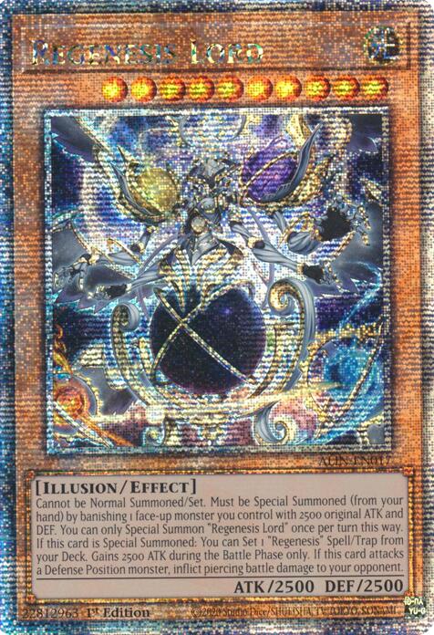 Regenesis Lord [ALIN-EN017] Quarter Century Secret Rare | Gear Gaming Fayetteville