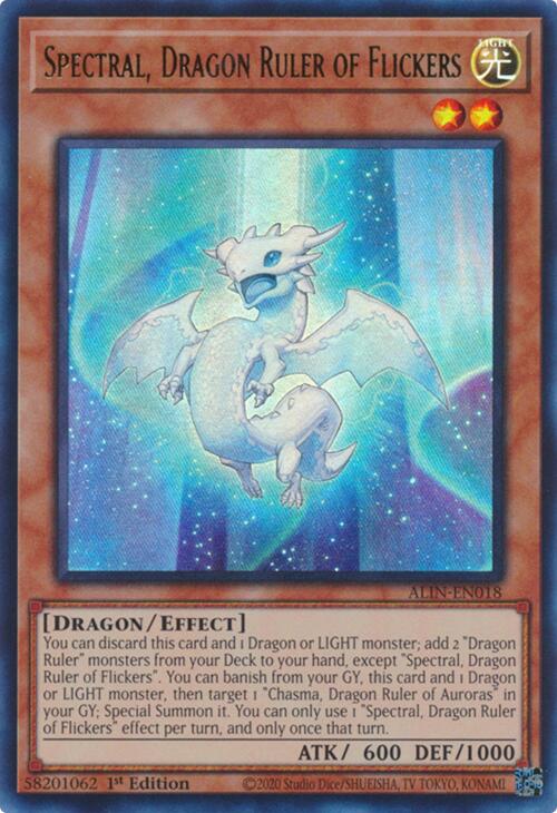 Spectral, Dragon Ruler of Flickers [ALIN-EN018] Ultra Rare | Gear Gaming Fayetteville