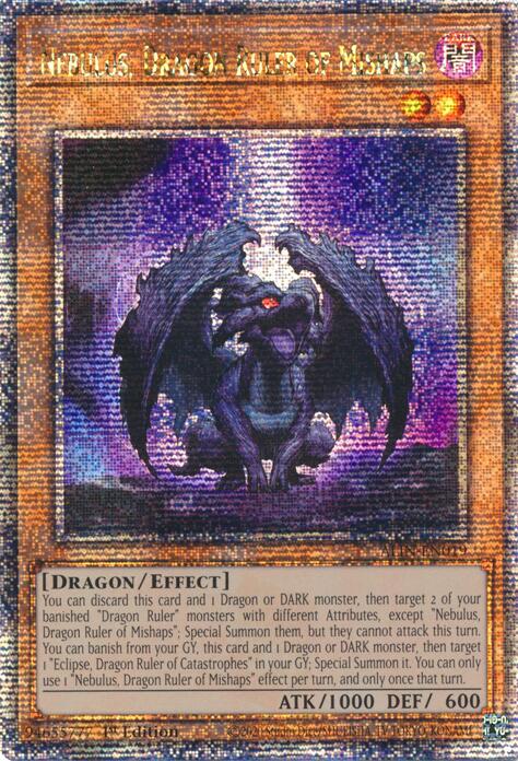 Nebulus, Dragon Ruler of Mishaps [ALIN-EN019] Quarter Century Secret Rare | Gear Gaming Fayetteville