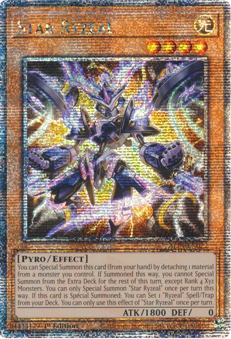Star Ryzeal [ALIN-EN022] Quarter Century Secret Rare | Gear Gaming Fayetteville
