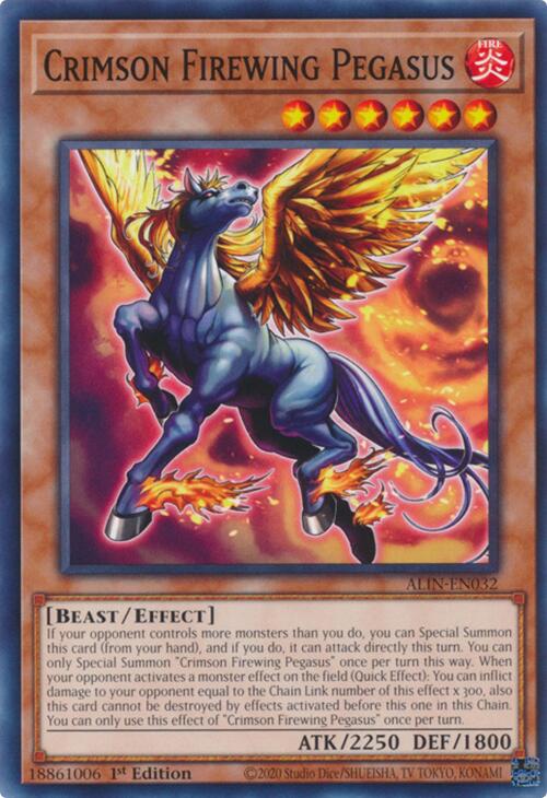 Crimson Firewing Pegasus [ALIN-EN032] Common | Gear Gaming Fayetteville