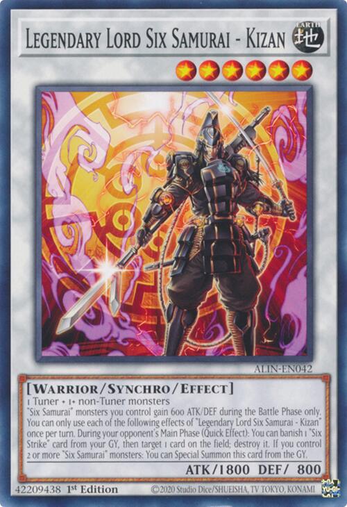 Legendary Lord Six Samurai - Kizan [ALIN-EN042] Common | Gear Gaming Fayetteville