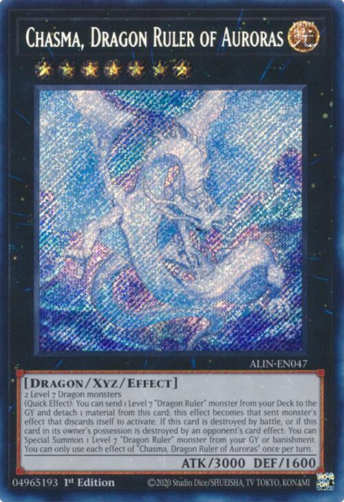 Chasma, Dragon Ruler of Auroras [ALIN-EN047] Secret Rare | Gear Gaming Fayetteville