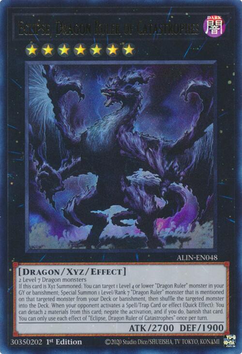 Eclipse, Dragon Ruler of Catastrophes [ALIN-EN048] Ultra Rare | Gear Gaming Fayetteville