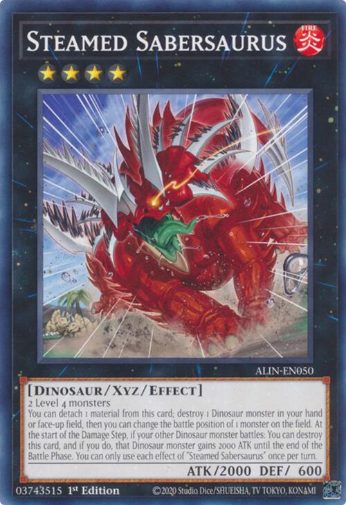 Steamed Sabersaurus [ALIN-EN050] Common | Gear Gaming Fayetteville