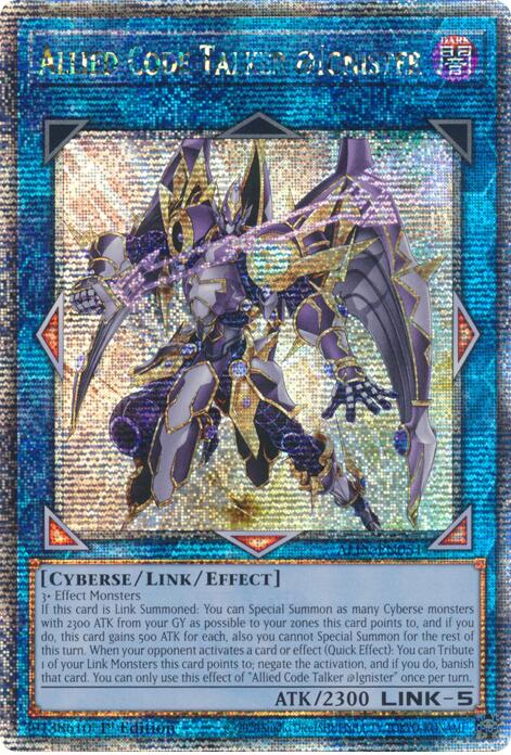 Allied Code Talker @Ignister [ALIN-EN051] Quarter Century Secret Rare | Gear Gaming Fayetteville