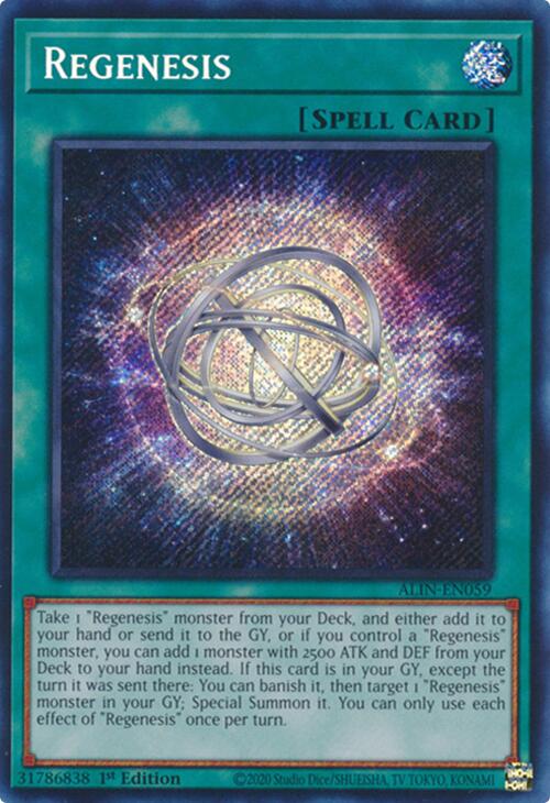 Regenesis [ALIN-EN059] Secret Rare | Gear Gaming Fayetteville