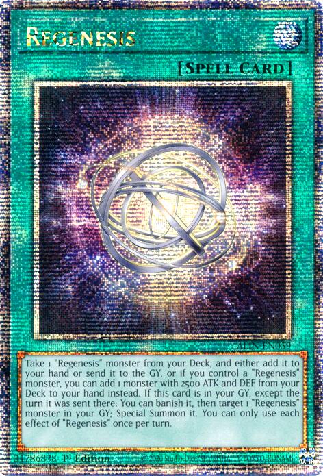 Regenesis [ALIN-EN059] Quarter Century Secret Rare | Gear Gaming Fayetteville