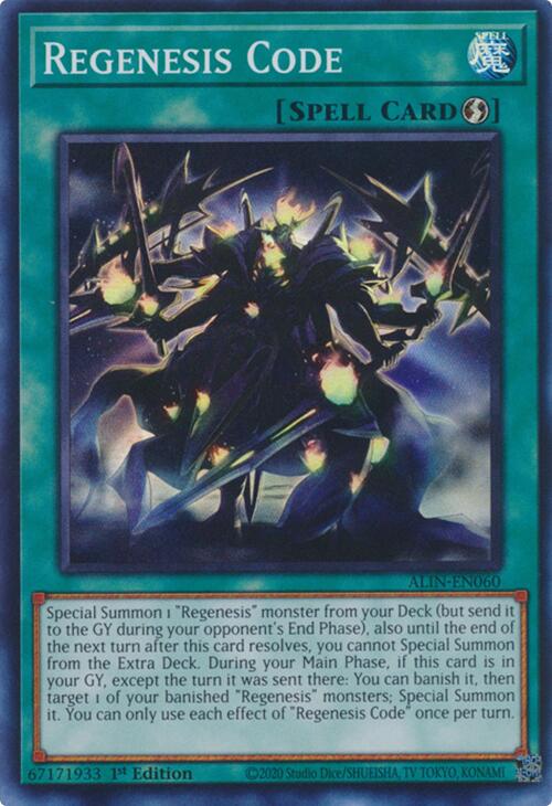 Regenesis Code [ALIN-EN060] Super Rare | Gear Gaming Fayetteville