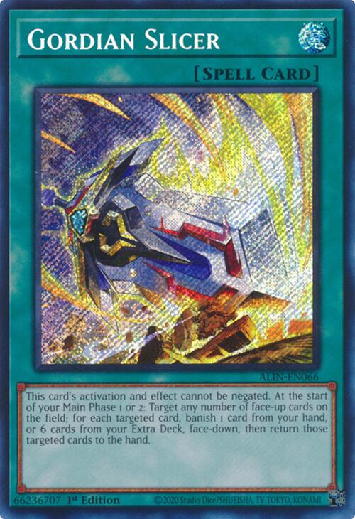 Gordian Slicer [ALIN-EN066] Secret Rare | Gear Gaming Fayetteville