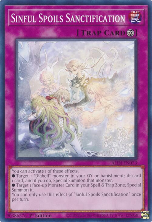 Sinful Spoils Sanctification [ALIN-EN073] Common | Gear Gaming Fayetteville