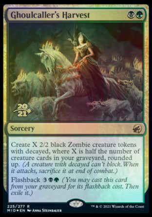 Ghoulcaller's Harvest [Innistrad: Midnight Hunt Prerelease Promos] | Gear Gaming Fayetteville