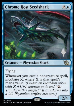 Chrome Host Seedshark (Promo Pack) [March of the Machine Promos] | Gear Gaming Fayetteville