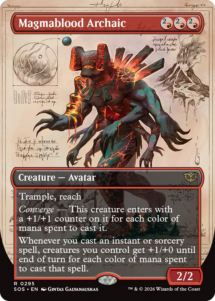 Magmablood Archaic (Borderless) [Secrets of Strixhaven] | Gear Gaming Fayetteville