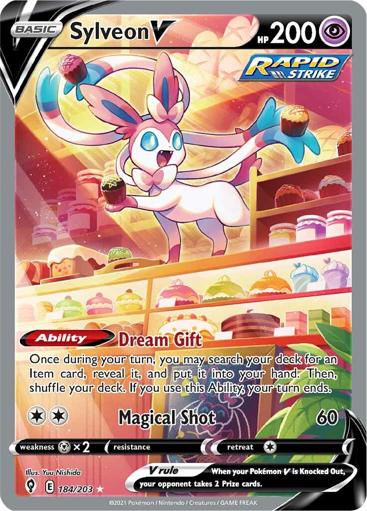 Sylveon V (184/203) [Sword & Shield: Evolving Skies] | Gear Gaming Fayetteville