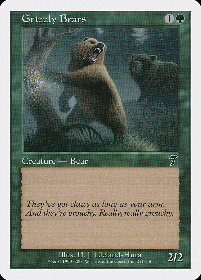 Grizzly Bears [Seventh Edition] | Gear Gaming Fayetteville