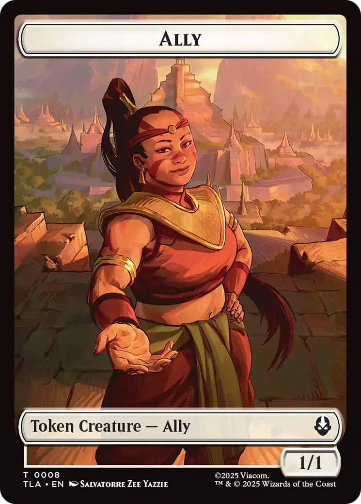 Ally (0008) // Soldier (0002) Double-Sided Token [Avatar: The Last Airbender Tokens] | Gear Gaming Fayetteville
